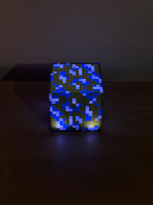Minecraft Crying Obsidian LED Light Lamp