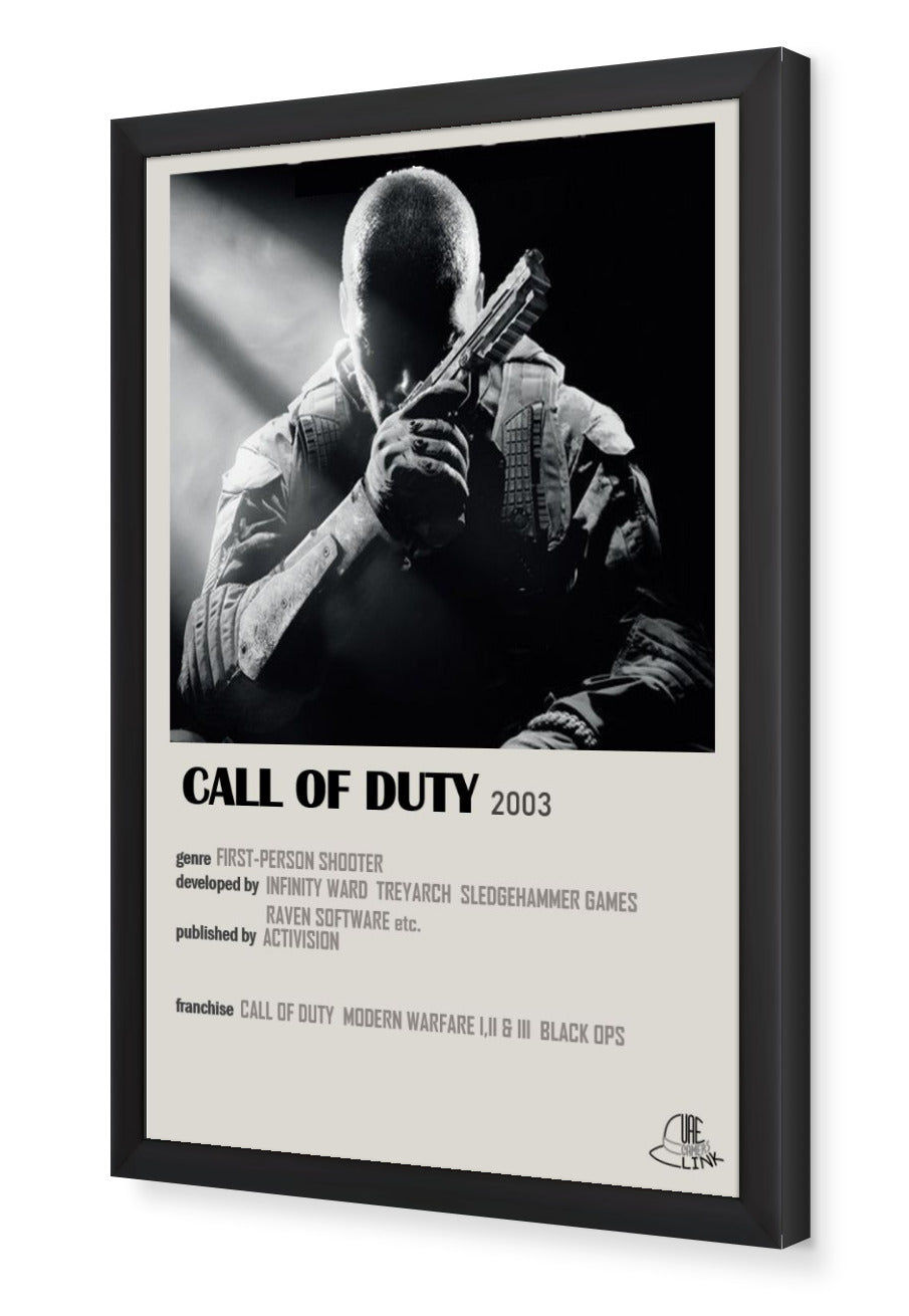 Call of Duty BO Zombie Framed Poster