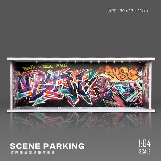 1:64 garage parking display
