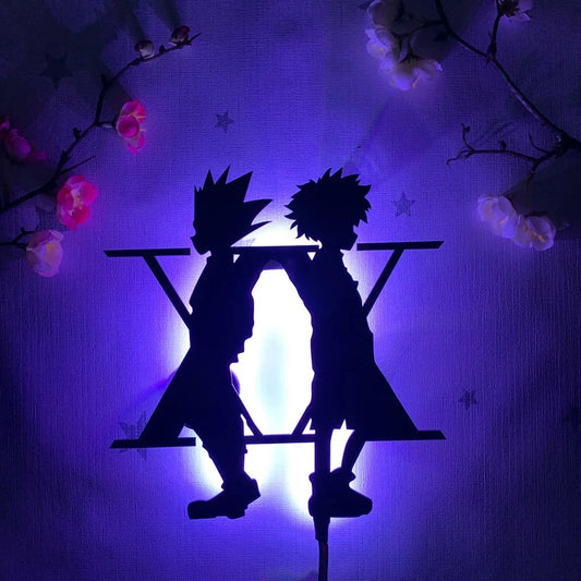 Hunter x Hunter Silhouette Wall Light