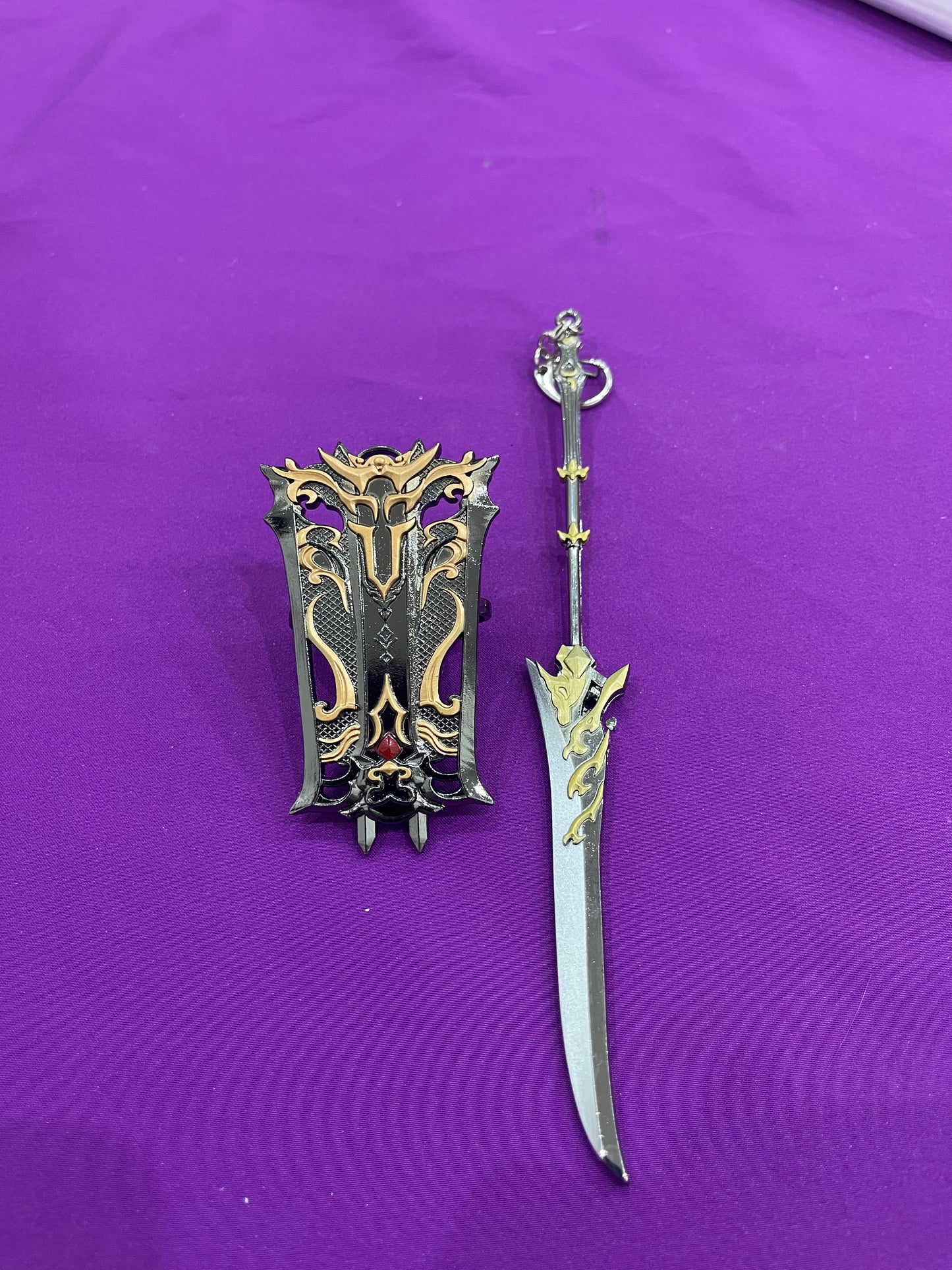 Sword keychain