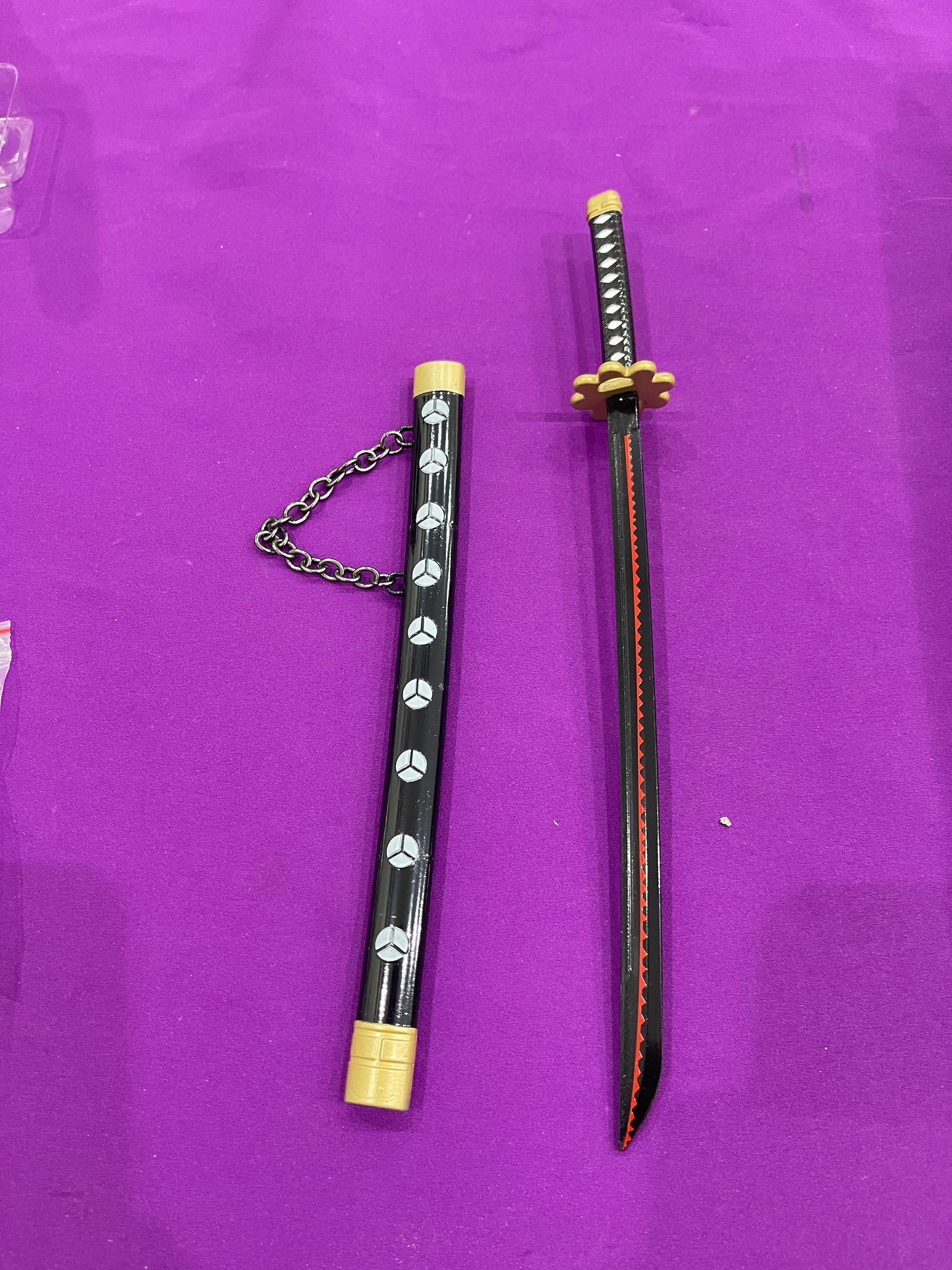 Zoro shusui sword keychain