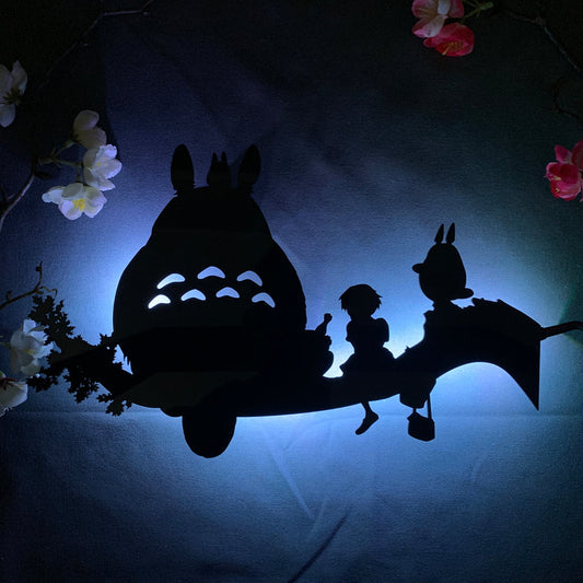 My Neighbor Totoro Silhouette Wall Light