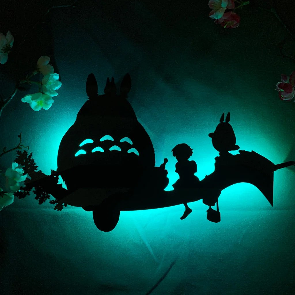 My Neighbor Totoro Silhouette Wall Light