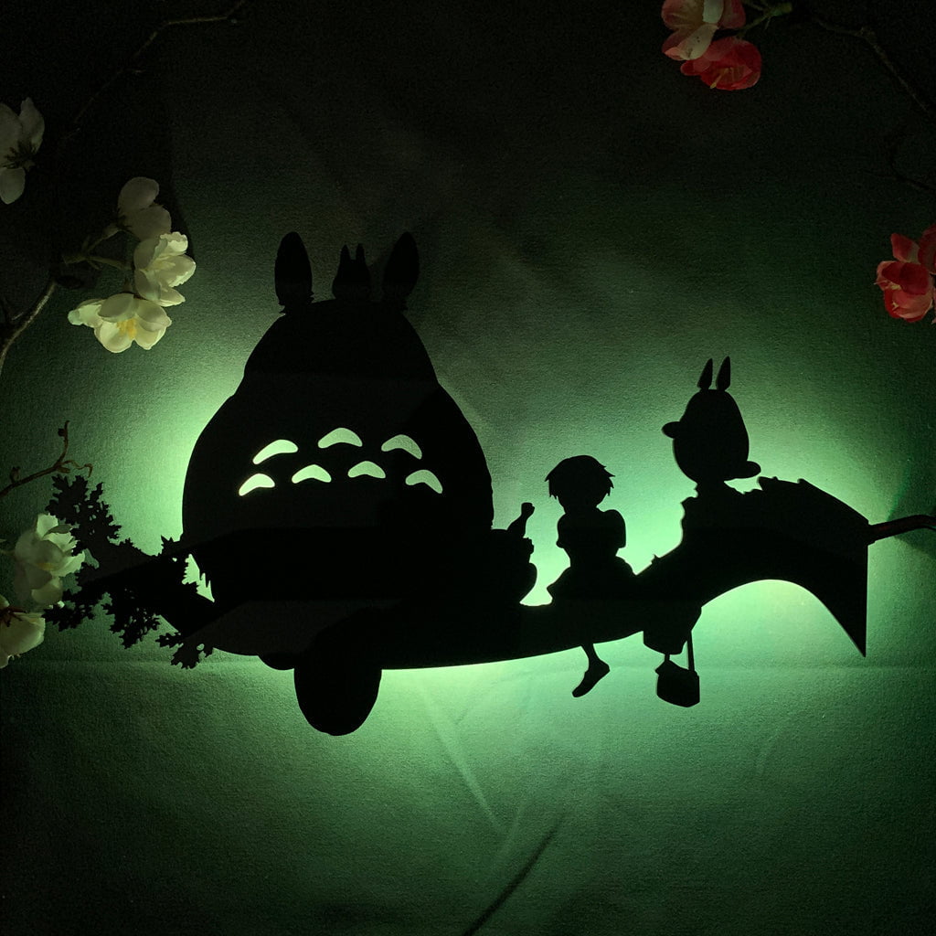 My Neighbor Totoro Silhouette Wall Light