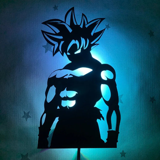 Dragon Ball Z's Goku Silhouette Wall Light