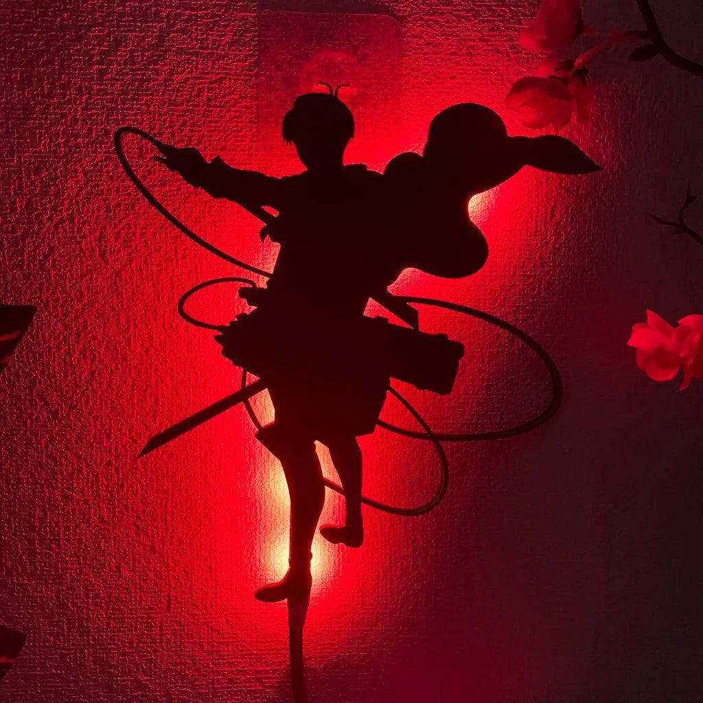 Levi Ackerman Silhouette Wall Light