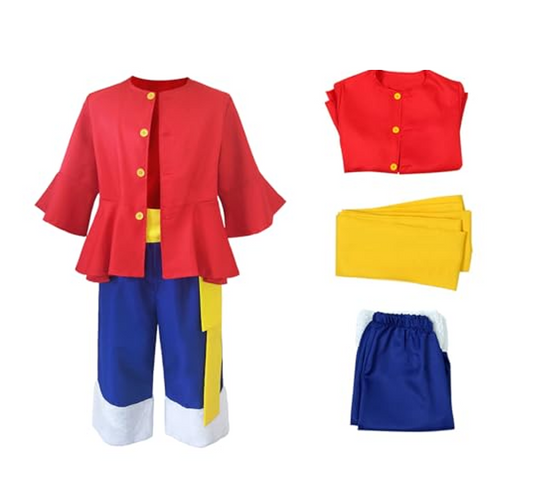 One Piece Monkey D. Luffy Cosplay Set