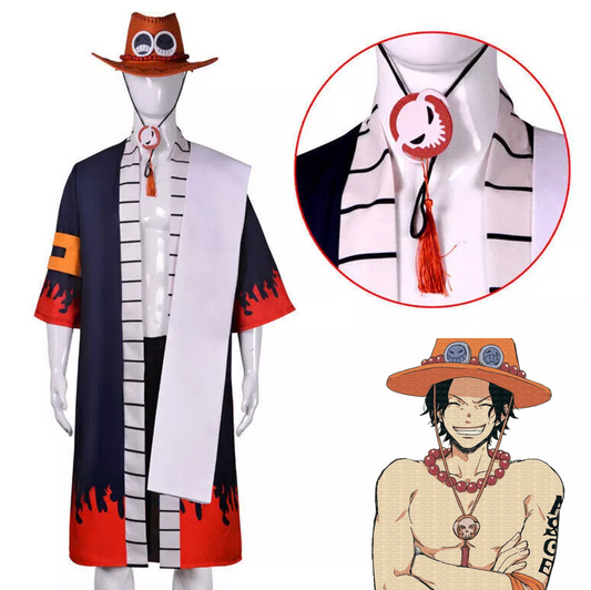 One Piece Portgas D. Ace Cosplay Set