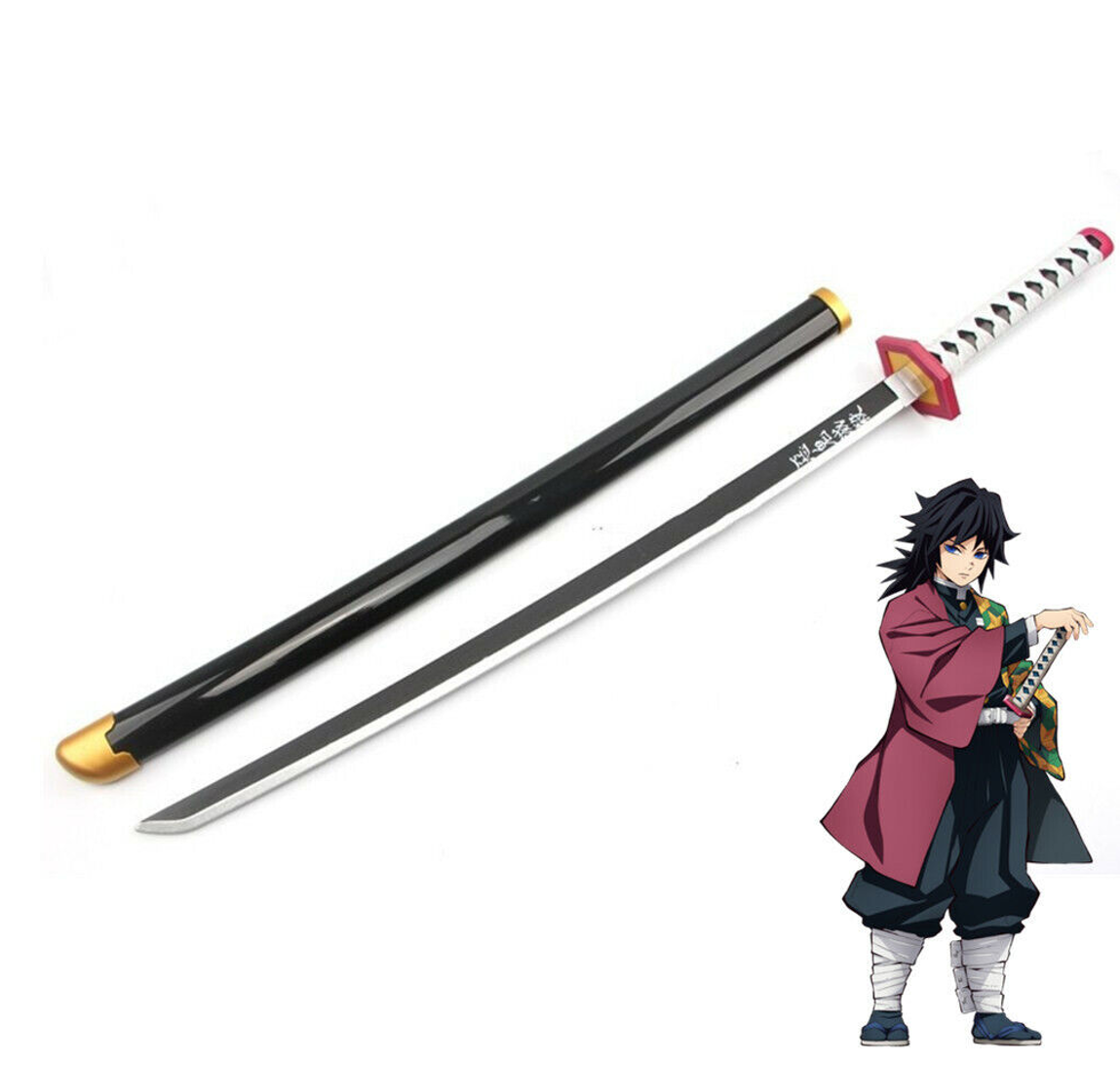 Demon Slayer Tomioka Giyu Wooden Sword UAE ANIME STORE demon-slayer-tomioka-giyu-wooden-sword-uae-anime-store