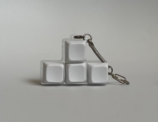 4 Buttoned Keyboard Keyring w/LED (2 colors)