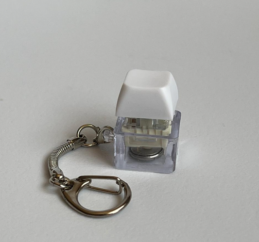 1 Buttoned keycap Keyring w/LED (4 colors)