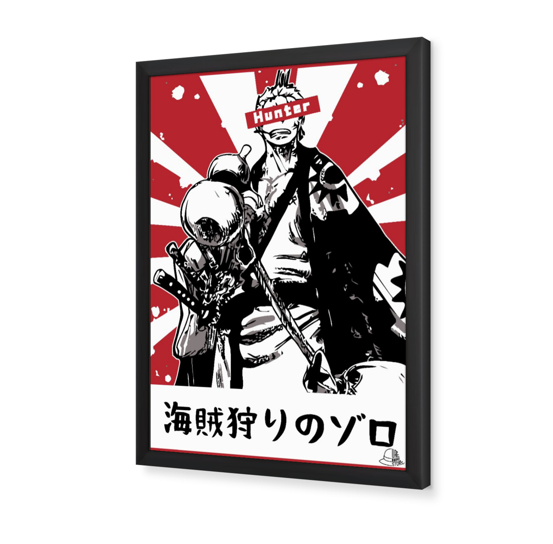 One Piece Zoro Framed Poster