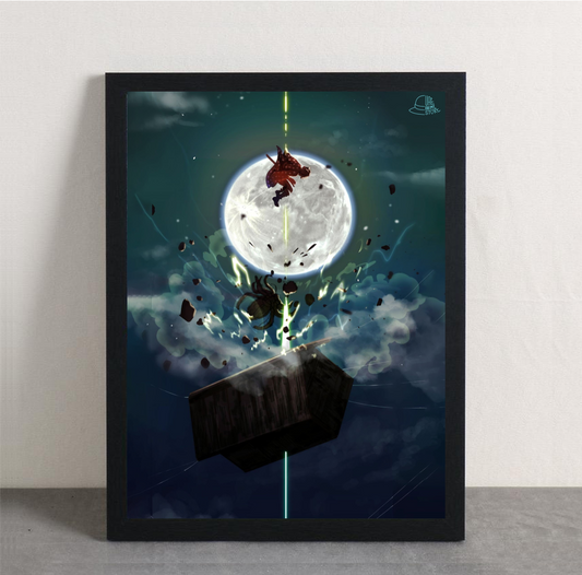 Demon Slayer Zenitsu Framed Poster