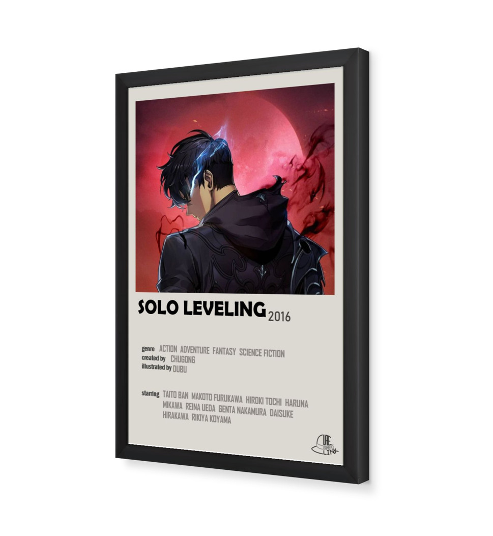 Solo Leveling Framed Poster