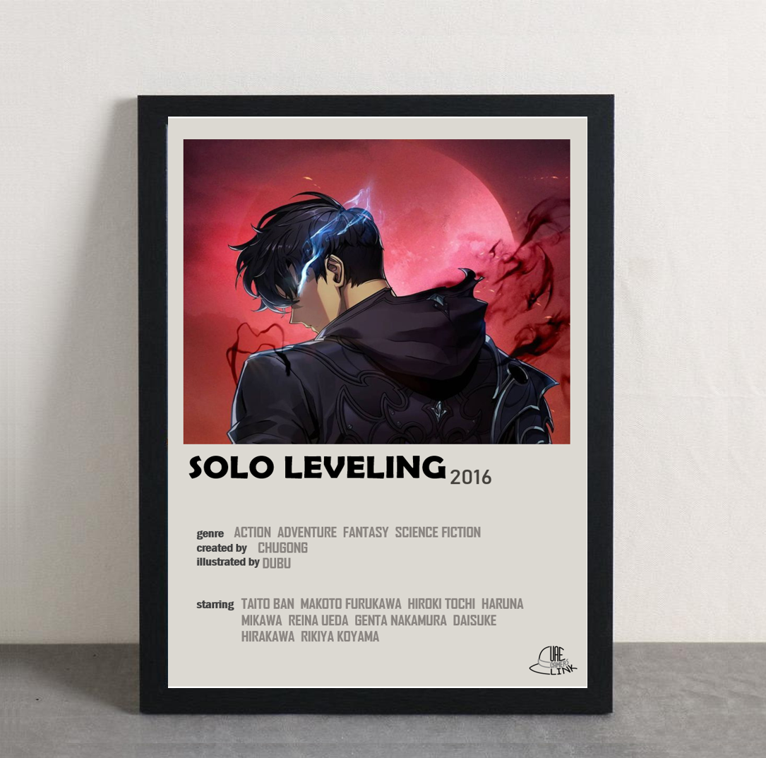 Solo Leveling Framed Poster