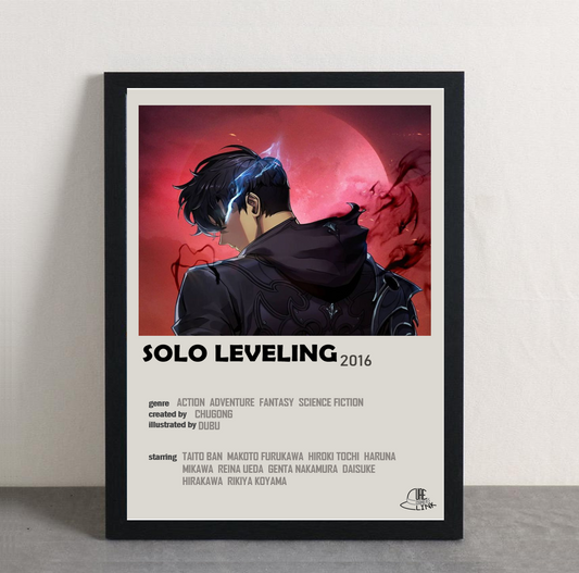 Solo Leveling Framed Poster