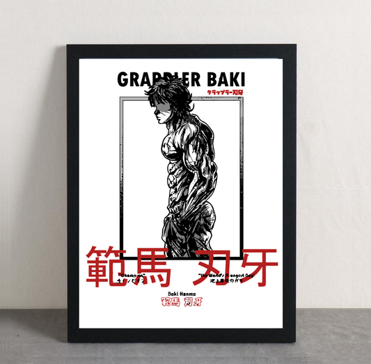 Baki Hanma Framed Poster