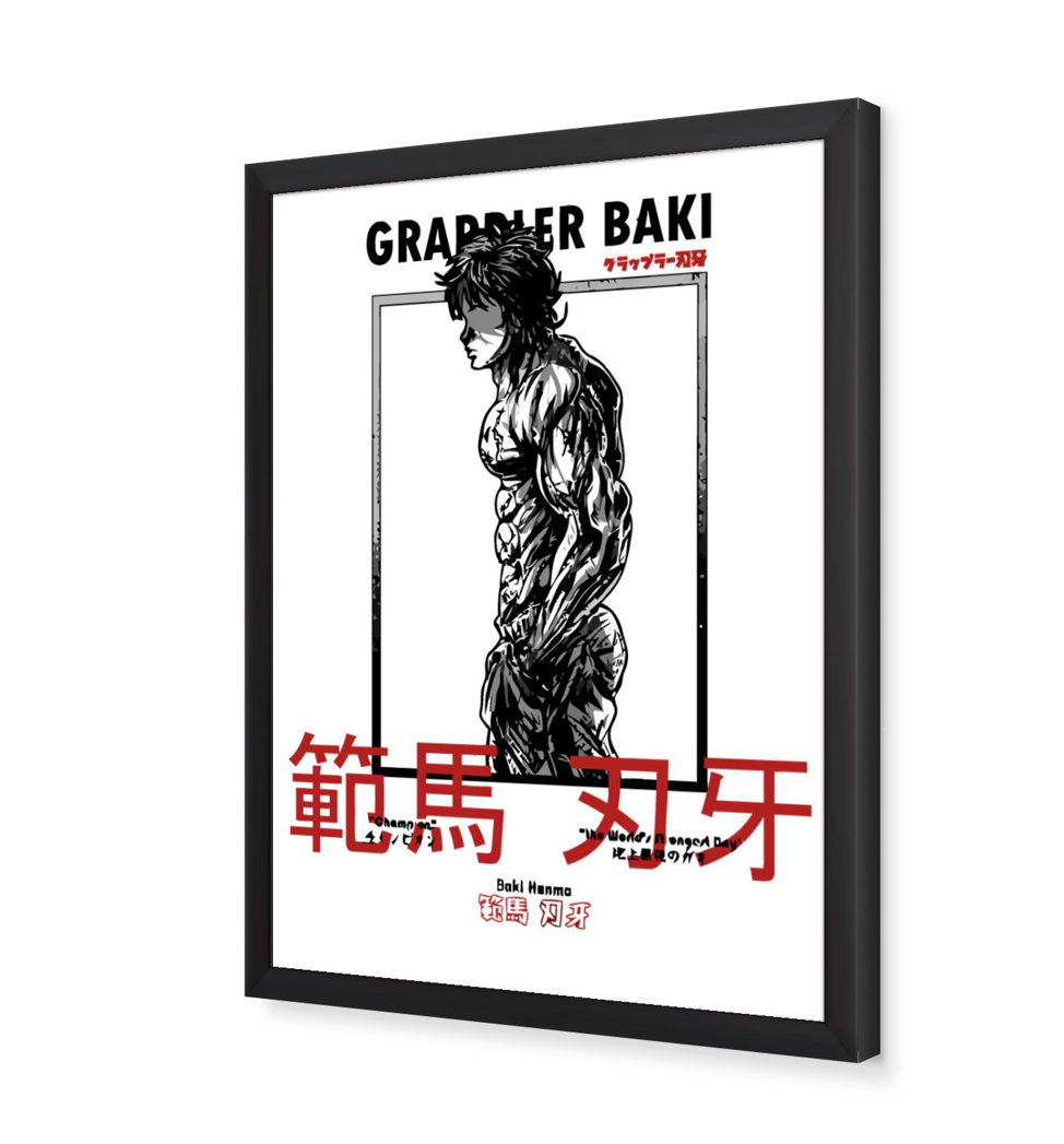 Baki Hanma Framed Poster