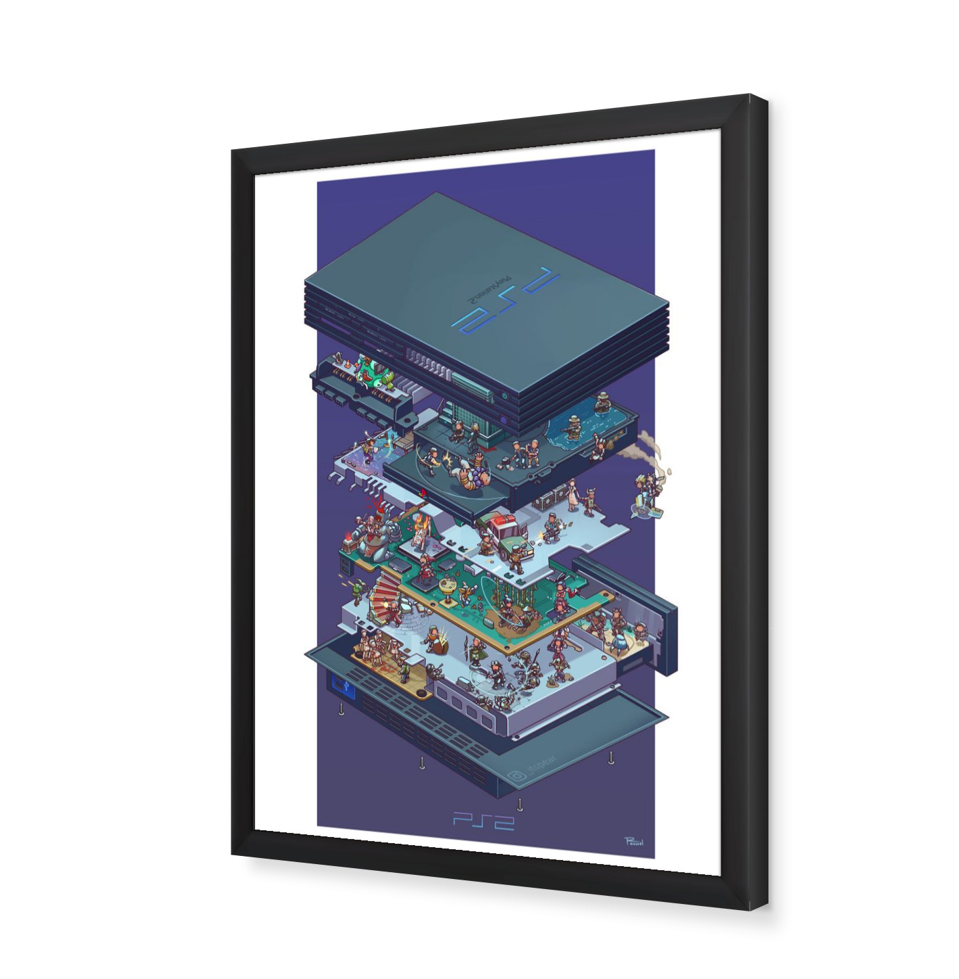 Playstation 2 Framed Poster