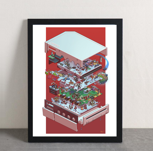 Nintendo Wii Framed Poster