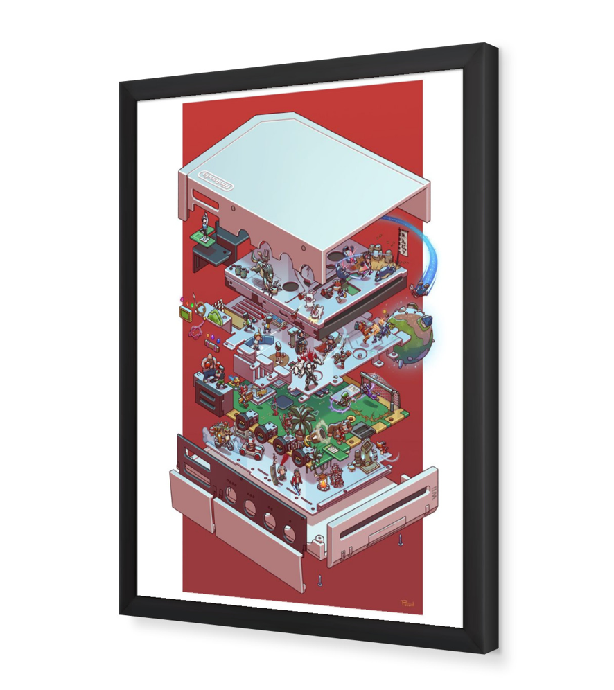 Nintendo Wii Framed Poster
