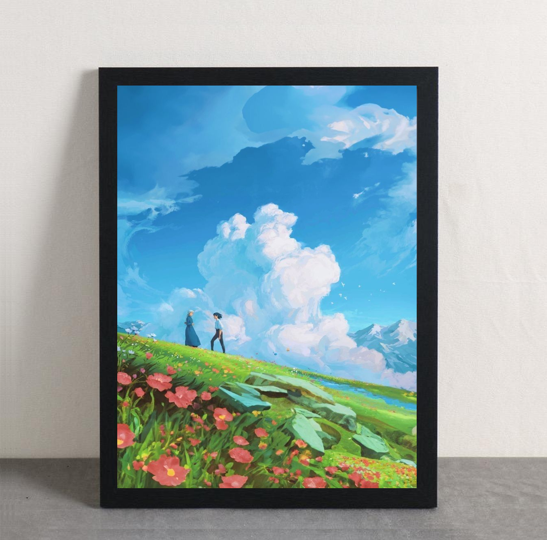 Howl's Moving Castle Framed Poster