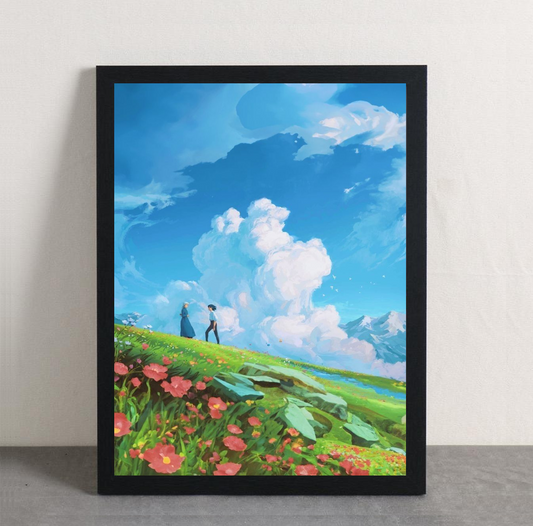 Howl's Moving Castle Framed Poster