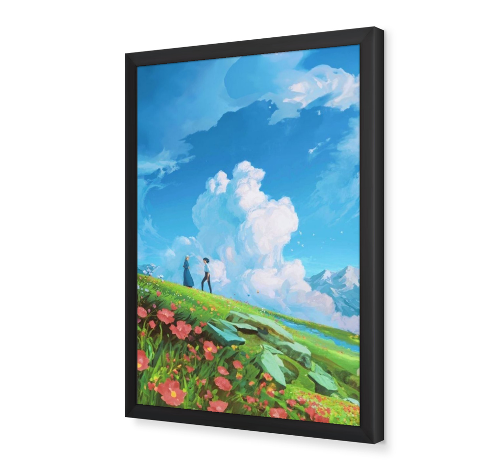Howl's Moving Castle Framed Poster