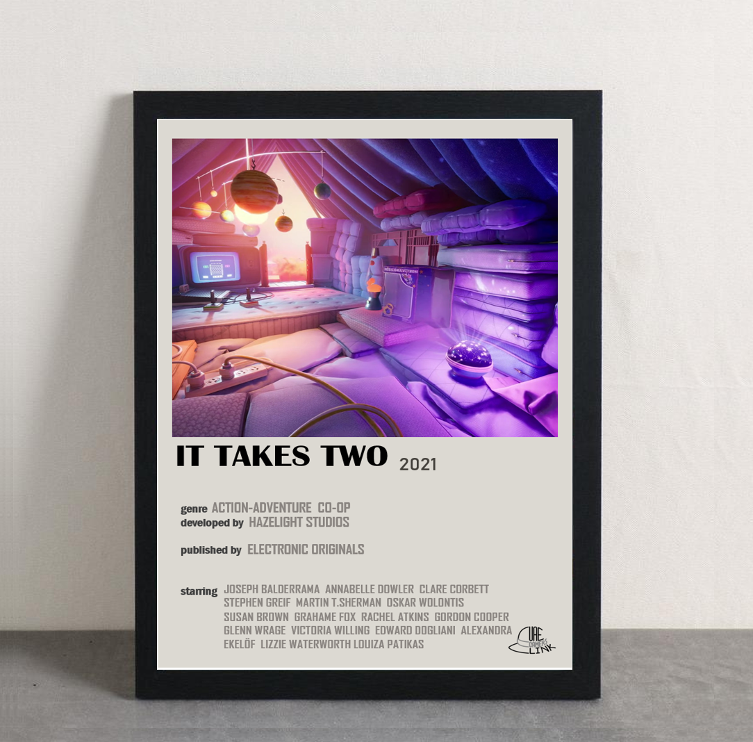 It Takes Two Framed Poster