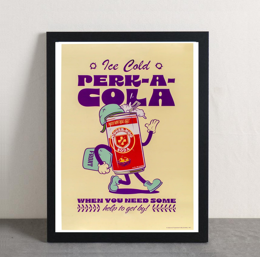 Perk-a-Cola Framed Poster