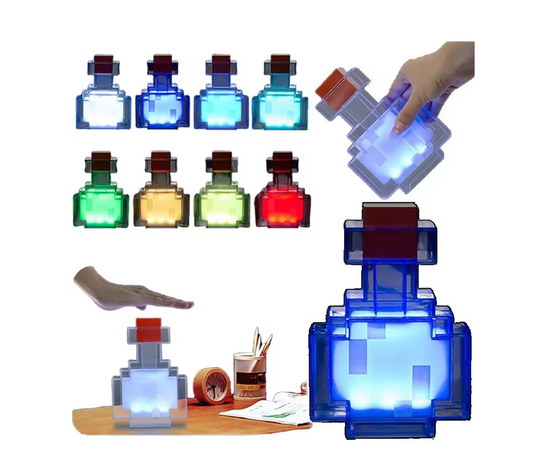 Minecraft LED Color-changing Potion Bottle