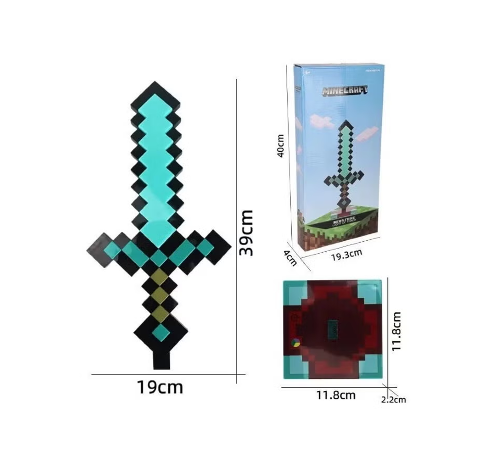 Minecraft LED Diamond Sword Lamp