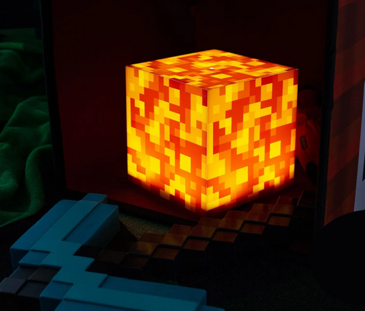 Minecraft Lava Block LED Light Lamp