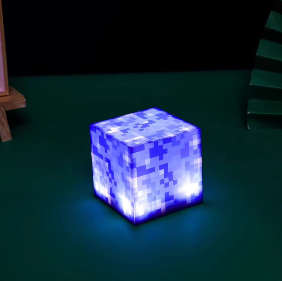 Minecraft Block of Amethyst LED Light Lamp