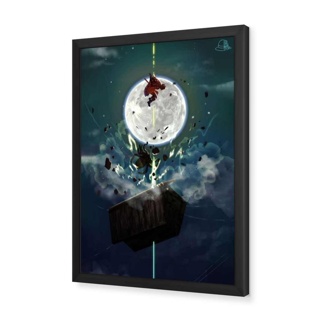 Demon Slayer Zenitsu Framed Poster