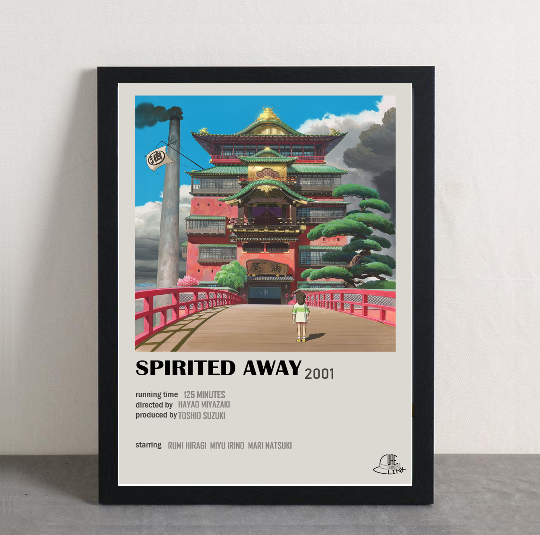GHIBLI Spirited Away Framed Poster