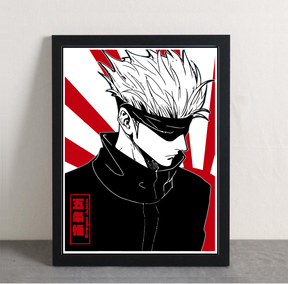 JJK Satoru Gojo Framed Poster