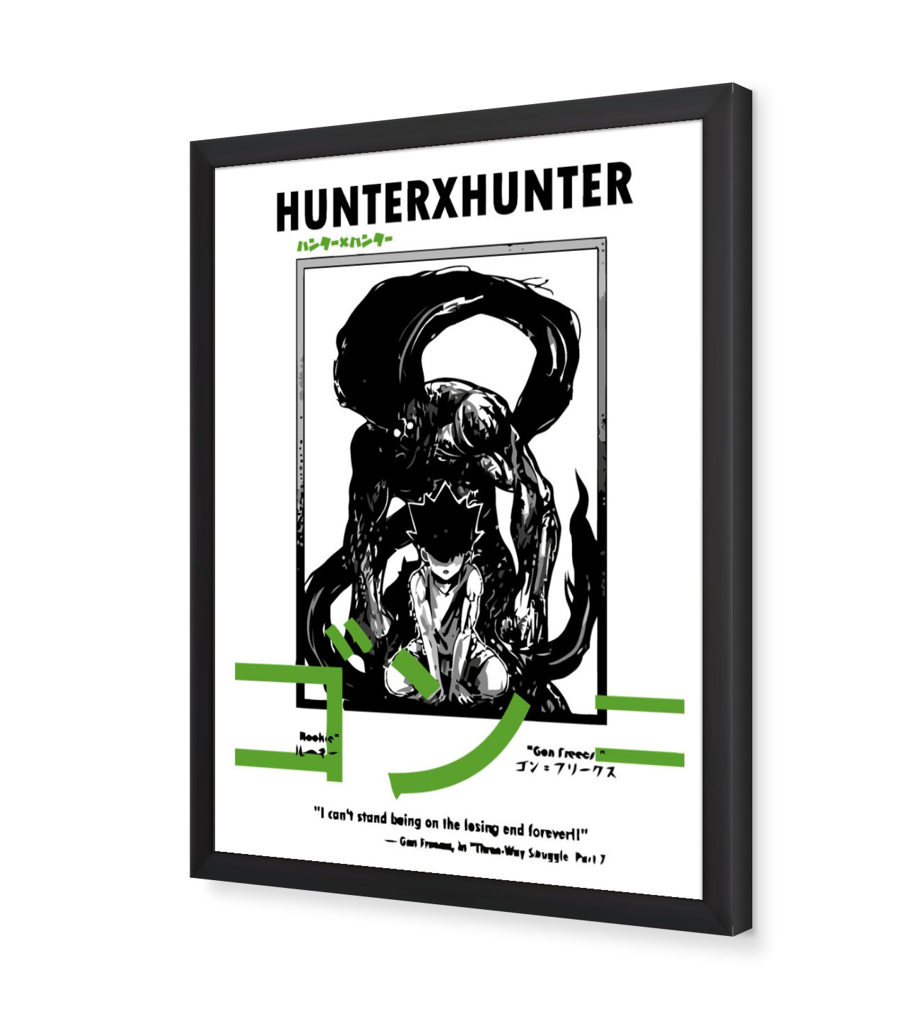 HxH Gon Freecss Framed Poster