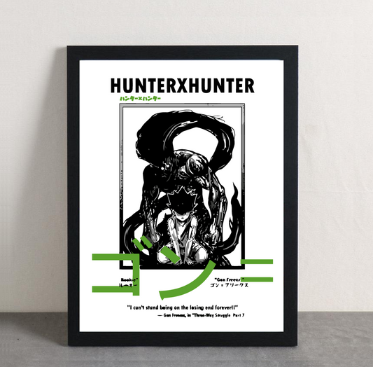HxH Gon Freecss Framed Poster