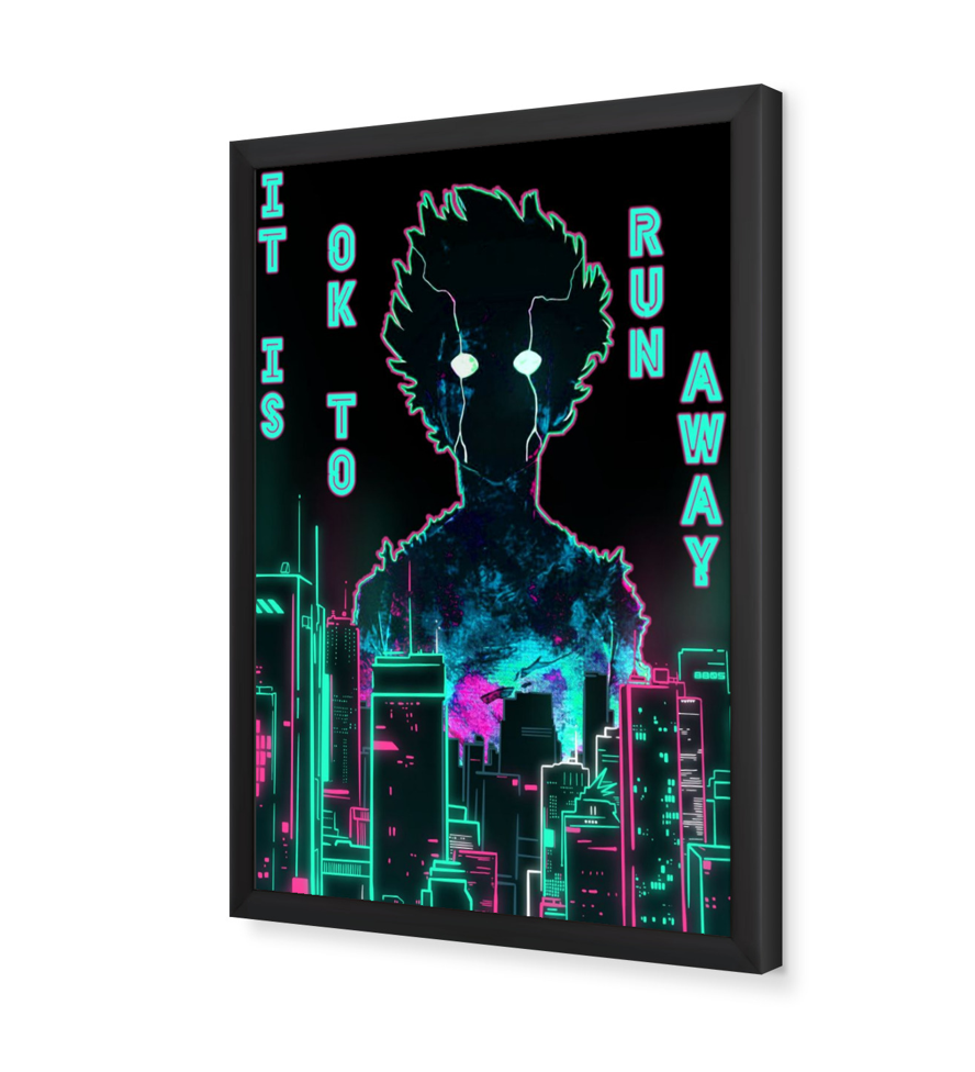 Mob Psycho Kageyama Framed Poster