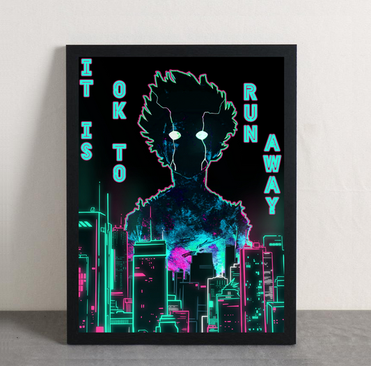 Mob Psycho Kageyama Framed Poster