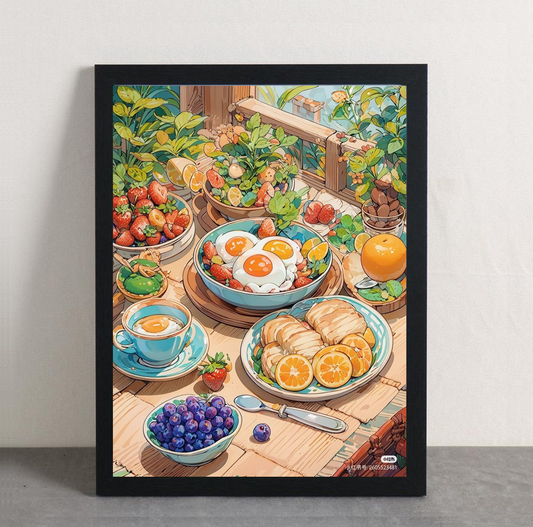 Breakfast Framed Poster