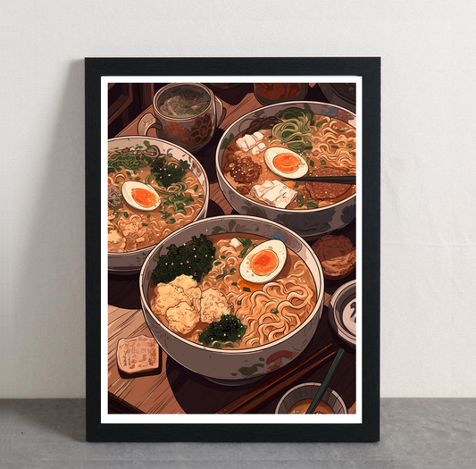 Ramen Night Framed Poster
