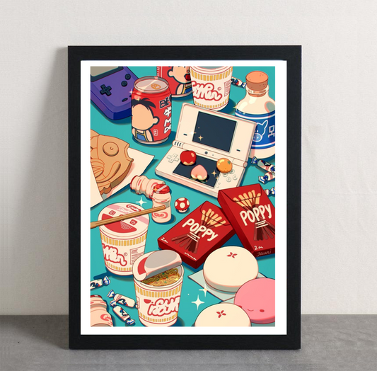 Late Night Snacks Framed Poster