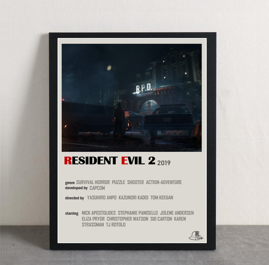 Resident Evil 2 Framed Poster