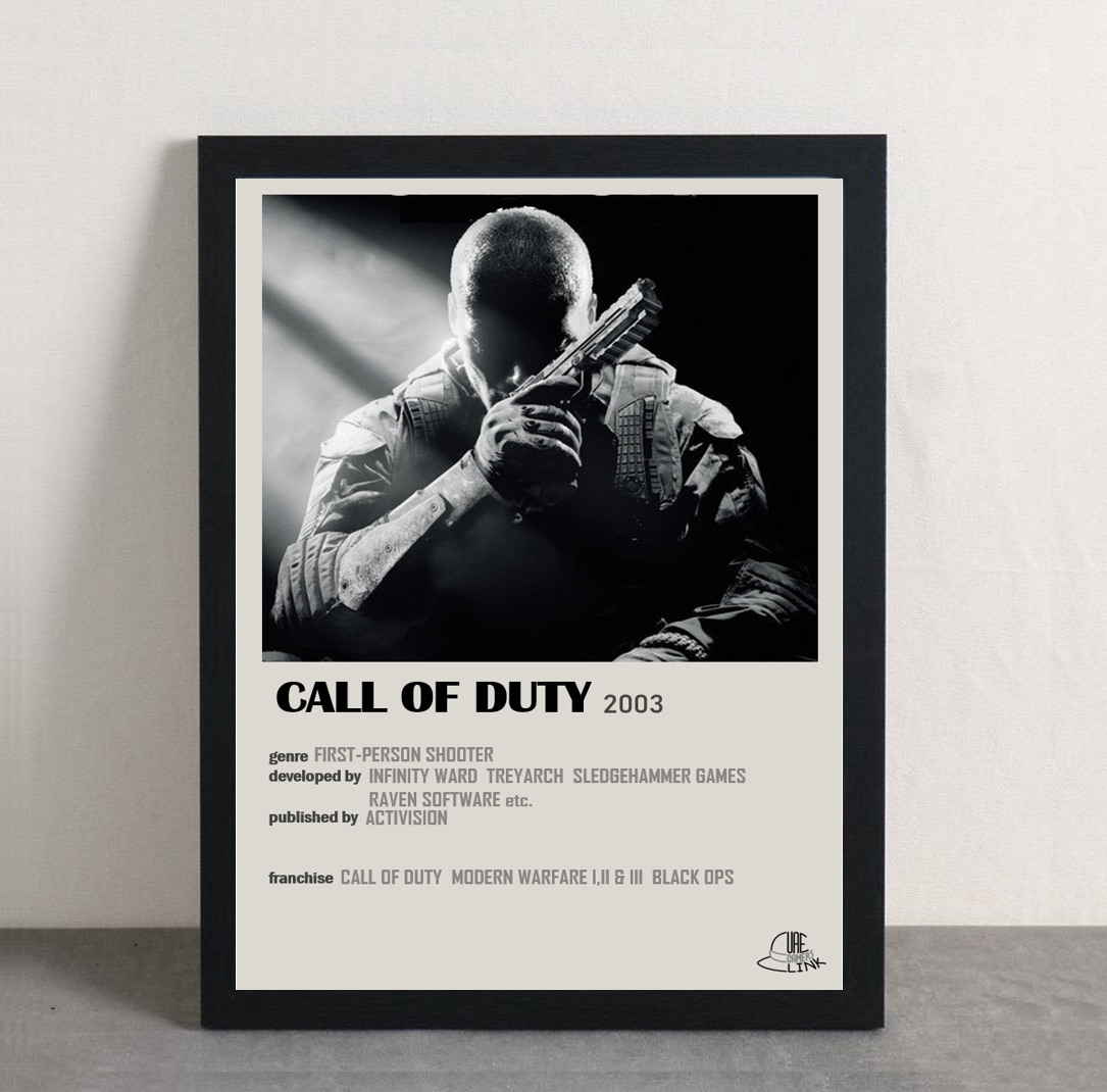 Call of Duty BO Zombie Framed Poster