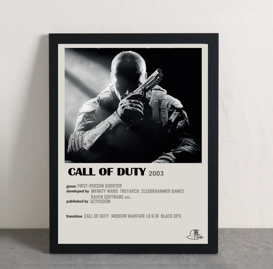 Call of Duty BO Zombie Framed Poster