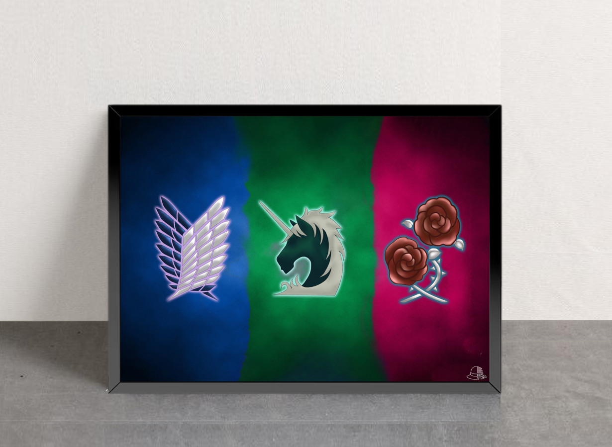 Attack On Titan Framed Poster