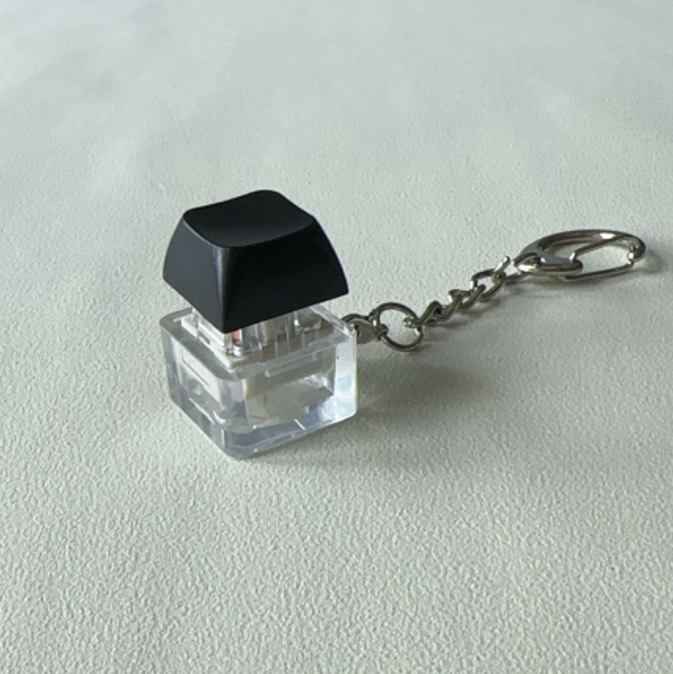 1 Buttoned keycap Keyring w/LED (2 colors)